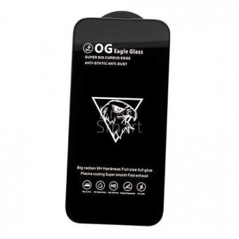 Стекло тех.упак. OG Black iPhone 14 Pro Черный* - фото, изображение, картинка