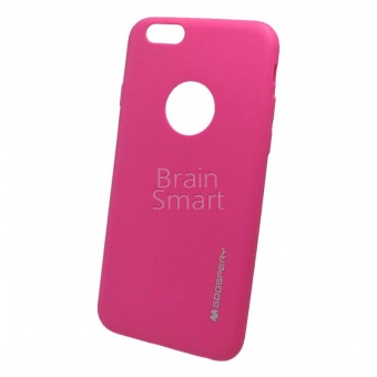 Накладка силиконовая Goospery Soft touch iPhone 6S Розовый - фото, изображение, картинка