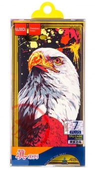 Накладка силиконовая Luxo фосфорная iPhone 7 Plus/8 Plus Орел D7 - фото, изображение, картинка
