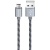 USB кабель Micro Borofone BX24 Ring Current (1м) Серый - фото, изображение, картинка