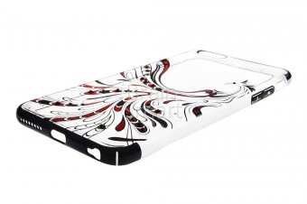 Накладка пластик Kingxbar Flying Series Swarovski iPhone 6 Plus Черный - фото, изображение, картинка