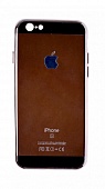 Накладка силиконовая Sparkle Glossy хромированный iPhone 6 Черный