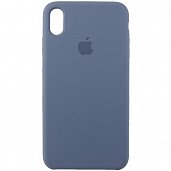 Накладка Silicone Case Original iPhone XS Max (46) Серый - фото, изображение, картинка