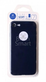 Накладка силиконовая Mooke iPhone 7/8 Синий - фото, изображение, картинка