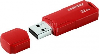 USB 2.0 Флеш-накопитель 32GB SmartBuy Clue Красный* - фото, изображение, картинка