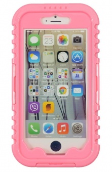 Чехол водонепроницаемый (IP-68) iPhone 6/6S Розовый - фото, изображение, картинка