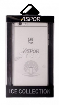 Накладка силиконовая Aspor Ice Collection iPhone 6 Plus Прозрачный - фото, изображение, картинка