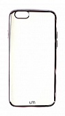 Накладка силиконовая UMi с окантовкой iPhone 6 Черный