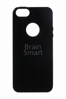 Накладка силиконовая Oucase Brighten Series iPhone 5/5S/SE Черный - фото, изображение, картинка