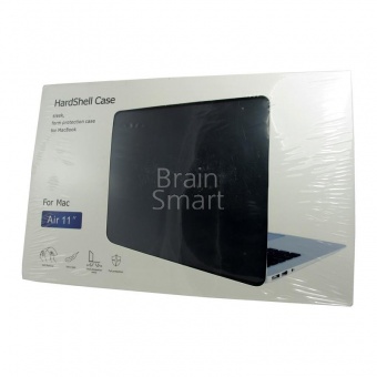 Чехол MacBook Air 11,6" Soft Touch Черный - фото, изображение, картинка
