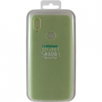 Накладка силиконовая Копия Silicone Case Samsung A107 (A10S 2020) Зеленый - фото, изображение, картинка