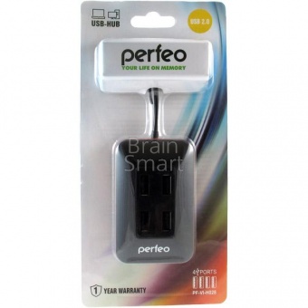 USB-HUB Perfeo PF-H028 4 Ports Черный - фото, изображение, картинка