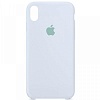 Накладка Silicone Case Original iPhone X/XS  (5) Светло-Голубой - фото, изображение, картинка