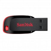 USB 2.0 Флеш-накопитель 64GB Sandisk Cruzer Blade Чёрный* - фото, изображение, картинка