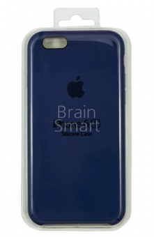 Накладка Silicone Case Original iPhone 6/6S  (8) Тёмно-Синий - фото, изображение, картинка