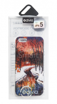 Накладка силиконовая Edivia iPhone 5/5S/SE (018) - фото, изображение, картинка