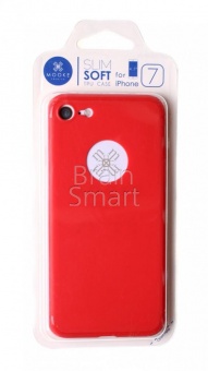 Накладка силиконовая Mooke iPhone 7/8/SE Красный - фото, изображение, картинка