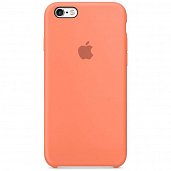 Накладка Silicone Case Original iPhone 6/6S (65) Персиковый - фото, изображение, картинка