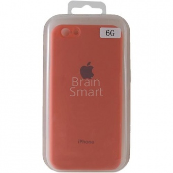 Накладка пластиковая с логотипом iPhone 6/6S Розовый - фото, изображение, картинка