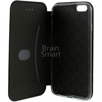 Книжка кожа Creative Case iPhone 6/6S Черный тех.упак - фото, изображение, картинка