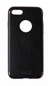 Накладка силиконовая J-Case Jack Series под кожу с магнитом iPhone 7/8 Черный