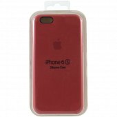 Накладка Silicone Case Original iPhone 6/6S (25) Красная Камелия - фото, изображение, картинка