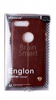 Накладка пластиковая Nillkin Englon with magnetic function iPhone 7 Plus/8 Plus Коричневый - фото, изображение, картинка
