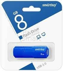 USB 2.0 Флеш-накопитель 8GB SmartBuy Clue Синий* - фото, изображение, картинка