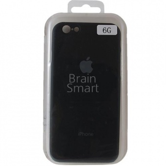 Накладка пластиковая с логотипом iPhone 6/6S Черный - фото, изображение, картинка