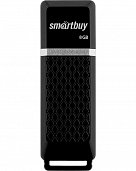 USB 2.0 Флеш-накопитель 8GB SmartBuy Quartz Черный* - фото, изображение, картинка