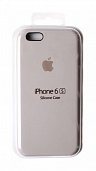Накладка Silicone Case Original iPhone 6/6S (10) Светло-Серый - фото, изображение, картинка
