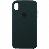 Накладка Silicone Case Original iPhone XR (49) Тёмно-Зелёный - фото, изображение, картинка