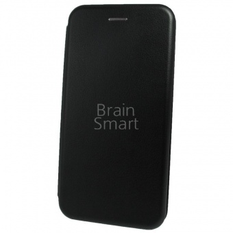 Книжка кожа Brauffen Huawei Honor 8X Черный тех.упак - фото, изображение, картинка