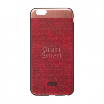 Накладка силиконовая Oucase Supreme Dermatoglyphics Series iPhone 6 Plus/6S Plus Красный - фото, изображение, картинка