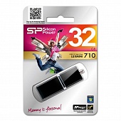 USB 2.0 Флеш-накопитель 32GB Silicon Power Lux Mini 710 Черный