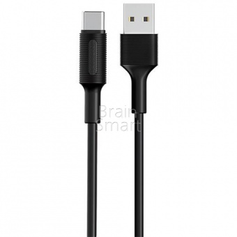 USB кабель Type-C Borofone BX1 EZSync (1м) Черный - фото, изображение, картинка