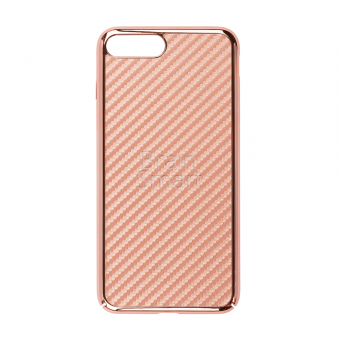 Накладка пластиковая Oucase Gold status Series iPhone 7 Plus/8 Plus Розовый - фото, изображение, картинка