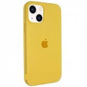 Накладка Silicone Case Original iPhone 13 mini  (4) Желтый - фото, изображение, картинка
