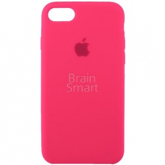 Накладка Silicone Case Original iPhone 7/8/SE (47) Ярко-Розовый - фото, изображение, картинка