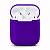 Чехол Silicone case для Apple Airpods Фиолетовый* - фото, изображение, картинка