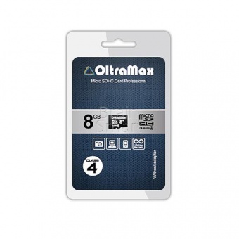 MicroSD 8GB OltraMax Class 4 - фото, изображение, картинка