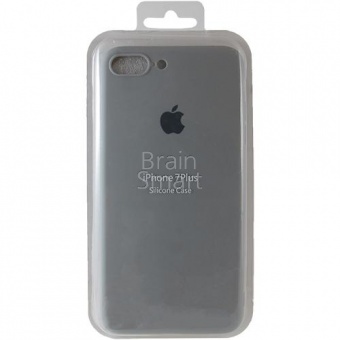 Накладка силиконовая Копия Silicone Case iPhone 7 Plus/8 Plus Серый - фото, изображение, картинка