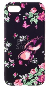Накладка силиконовая Luxo фосфорная iPhone 7/8 Цветы/Птица F5 - фото, изображение, картинка