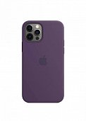 Накладка Silicone Case Original iPhone 12 Pro Max (30) Темно-Сиреневый - фото, изображение, картинка