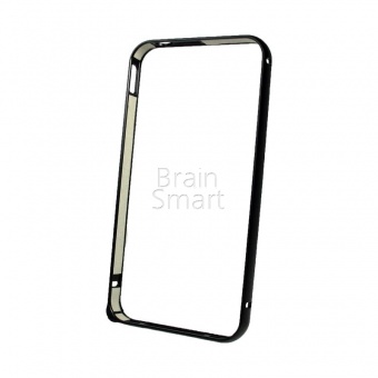 Бампер металл iPhone 4S Черный - фото, изображение, картинка
