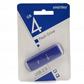 USB 2.0 Флеш-накопитель 4GB SmartBuy Easy Синий* - фото, изображение, картинка