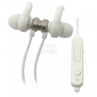 Наушники Bluetooth Magnetic Aspor A615 Белый - фото, изображение, картинка