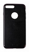 Накладка силиконовая J-Case Jack Series под кожу с магнитом iPhone 7 Plus/8 Plus Черный