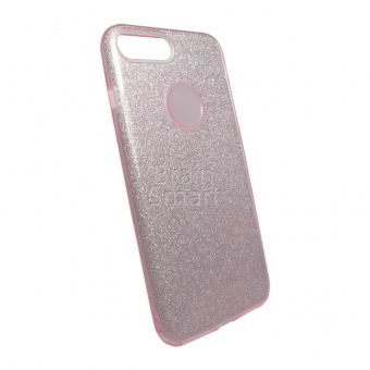 Накладка силиконовая Shine Блестящая iPhone 7 Plus/8 Plus Розовый - фото, изображение, картинка