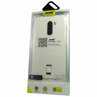 Накладка силиконовая SMTT Simeitu Soft touch Xiaomi Pocophone F1 Прозрачный - фото, изображение, картинка